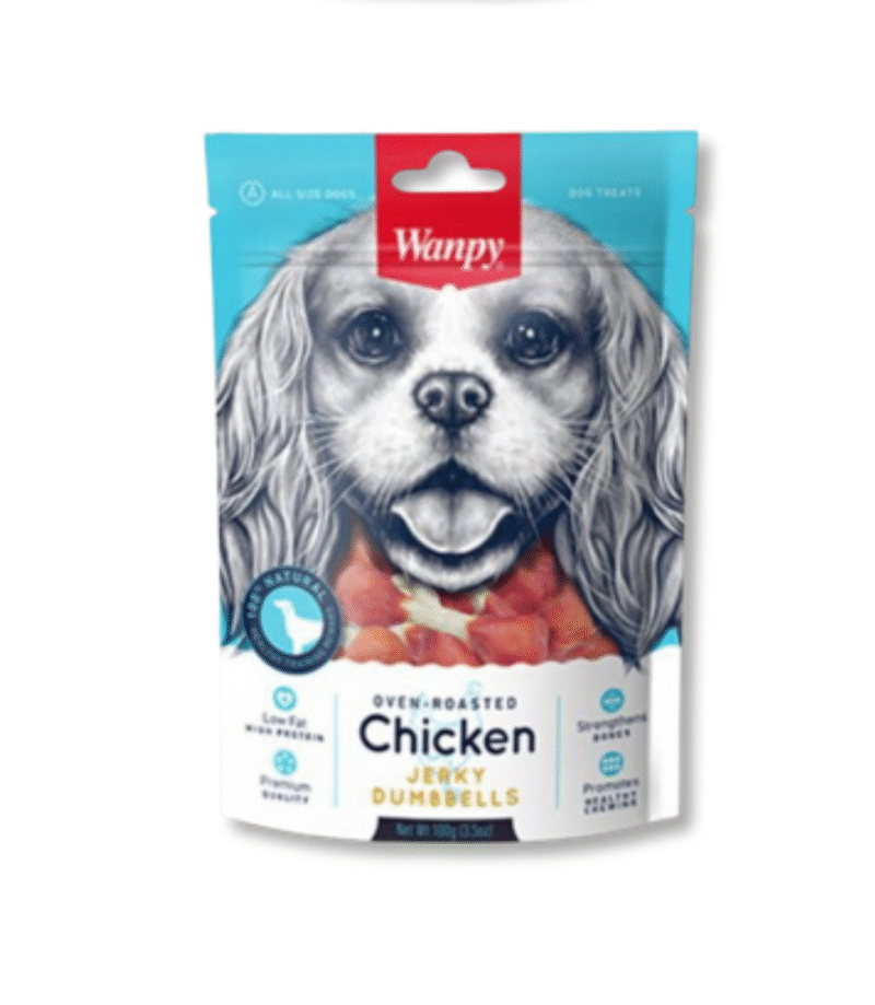 Snack Wanpy Chicken Jerky Dumbells