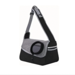 Bolso de transporte negro para mascotas
