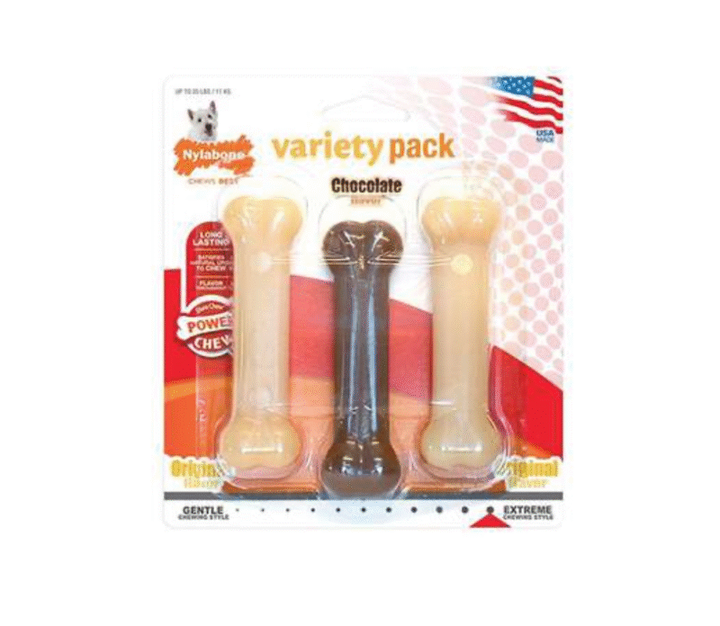 Juguete Huesos Resistencia Tri-Pack Nylabone Para Perros