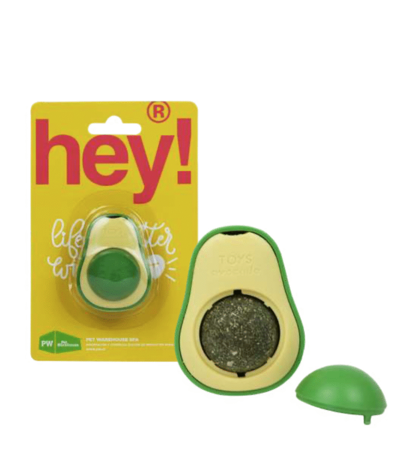 Pelota de Catnip Diseño Palta Hey! para Gatos