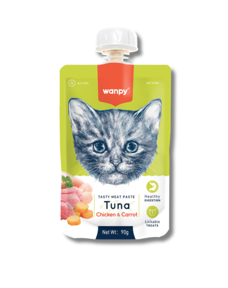 Wanpy Tasty Meat Paste Cat Chicken & Carrot