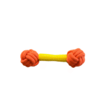 Juguete Mordedor con Pelotas de Cuerda para Perros Rojo con Amarillo
