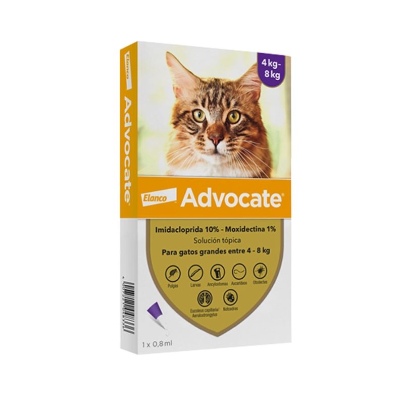 Advocate Antiparasitario para Gatos de 4 a 8 Kg