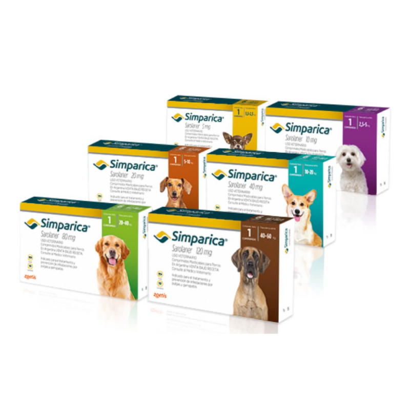 Simparica Antiparasitario para Perros - 1 Comprimido